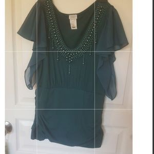Emerald green shirt